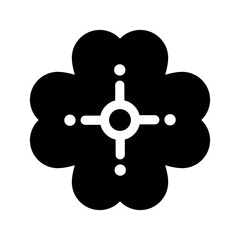 Sakura Icon Vector Symbol Design Illustration