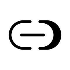 Unlink Icon Vector Symbol Design Illustration