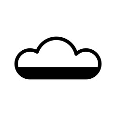 Cloud Icon Vector Symbol Design Illustration