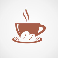 coffee logo vector template illustration design