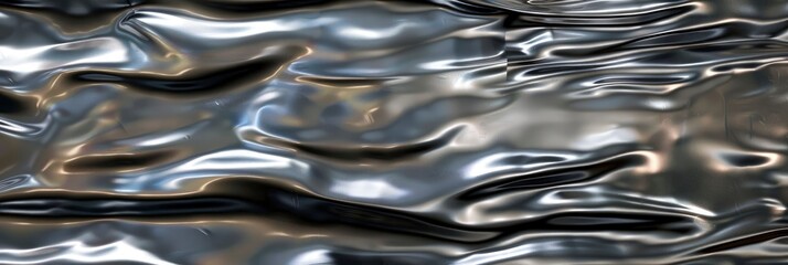 Abstract Texture Background With Flowing, Liquid Metal Effects In Silver, Abstract Texture Background