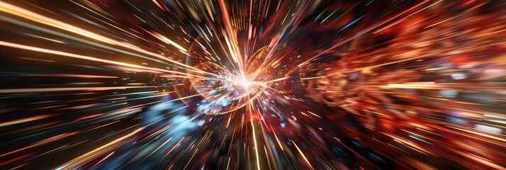 Abstract Texture Background With Cosmic Energy Bursts In Bright Colors, Abstract Texture Background