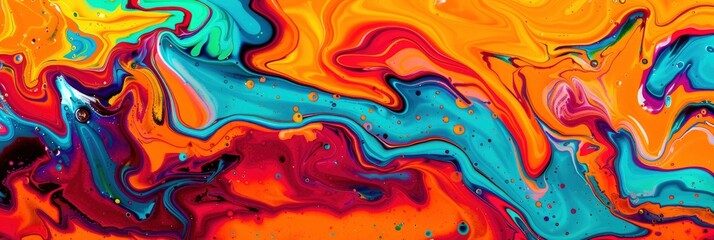 Abstract Texture Background With Chaotic, Energetic Paint Strokes In Bright Neon Colors, Abstract Texture Background