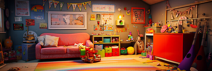 Cute children's room image.