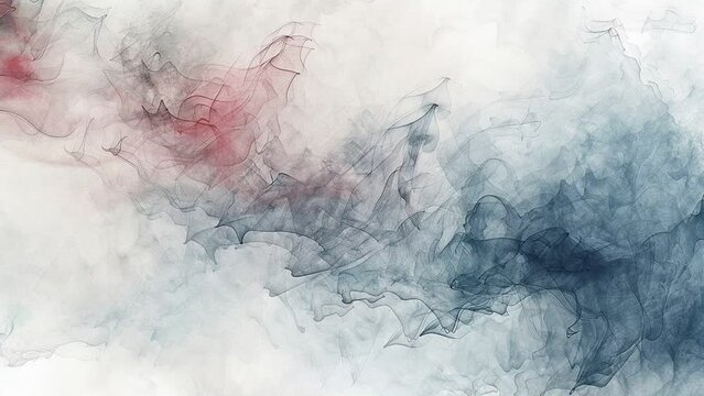 Abstract Watercolor Smoke Artistic pattern template