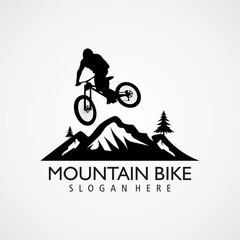 bike mount logo vector template illustration design