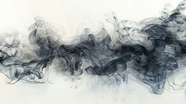Abstract Watercolor Smoke Artistic pattern template