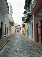 Obraz premium Old town Puerto Rico architecture