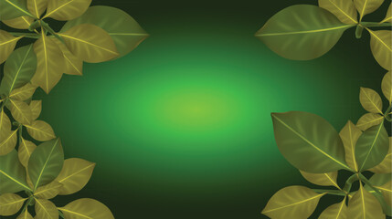 illustration background foliage