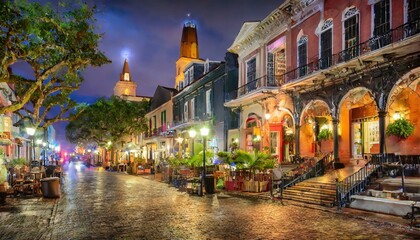 Naklejka premium view of the old town