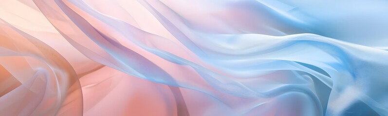 An elegant abstract background of purple waves with a silk-like texture.