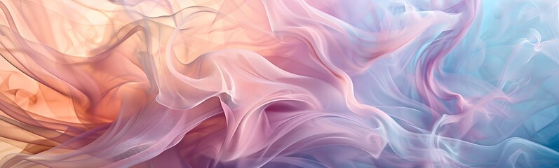 Fototapeta premium An elegant abstract background of purple waves with a silk-like texture.