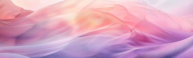Fototapeta premium An elegant abstract background of purple waves with a silk-like texture.