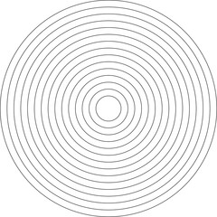 Concentric circle elements. Design geometric