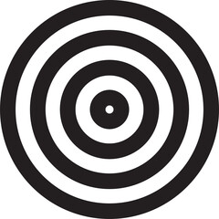 Concentric circle elements. Design geometric