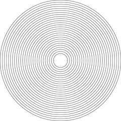 Concentric circle elements. Design geometric