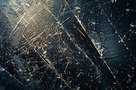 Collage of aged, damaged film strips with visible perforations and tears. Vintage media concept - Powered by Adobe