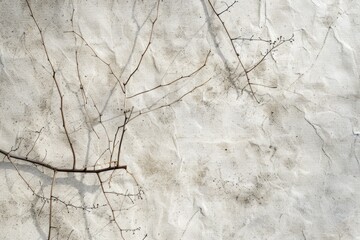 Obraz premium Extreme close-up highlighting the intricate network of wrinkles and creases on a crumpled white surface. Grunge, tactile paper concept