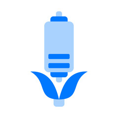 Green Energy Blue Flat