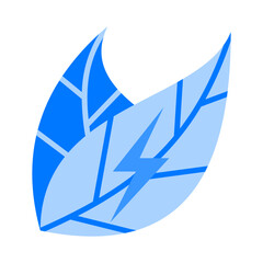 Green Energy Blue Flat