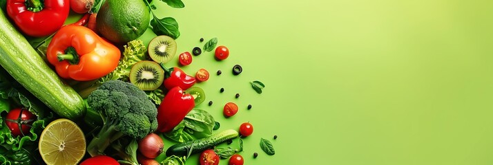 Background for Healthy Food Concept. World Vegetarian Day Concept. 
