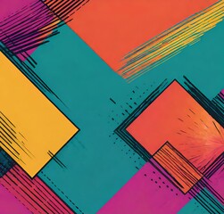 Fototapeta premium abstract background, pattern, vector, texture, illustration, colorful, paper, art, decoration, wallpaper, line, backdrop, light, yellow, shape, wave, bright, orange, spectrum, element, paint