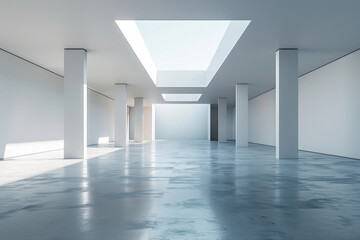 Obraz premium Empty hall of modern architectures&nbsp; 