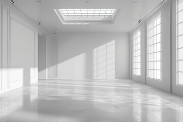 Obraz premium Empty hall of modern architectures&nbsp; 