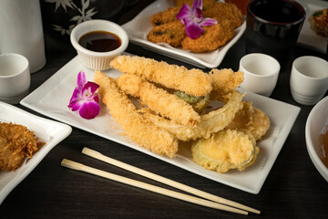 Shrimp and vegetable tempura