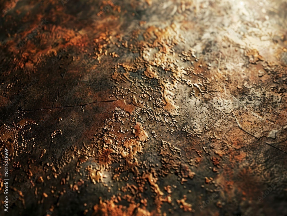 Poster a close up of a rusty surface with a lot of texture