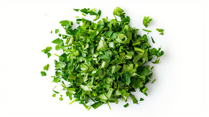 Fototapeta premium fresh parsley isolated on white 