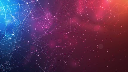 Fototapeta premium Gradient network connection background, Digital technology background,. digital futuristic.