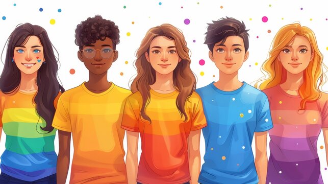 LGBTQA+ , LGBT :  A person marching in a Pride parade with a sign advocating for LGBTQ+ rights, promoting positive change.