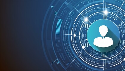 Obraz premium human resource and world wide web concept. recruitment management. business idea