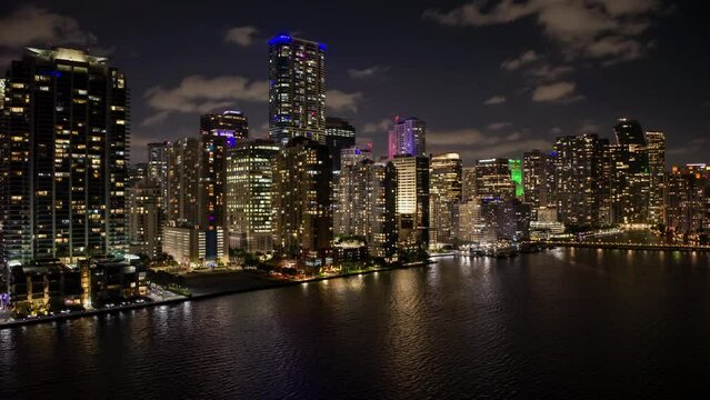 Miami Skyline at night