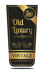 Luxury Retro Vintage Label Vector Collection Template