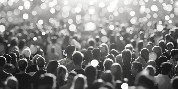 Crowd of people at a concert