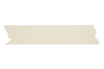 Torn masking paper tape isolated transparent