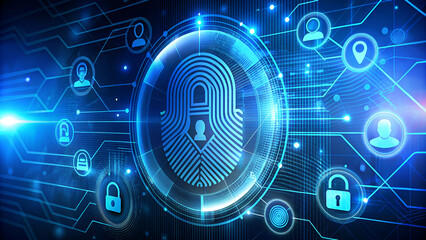 technology digital data background.