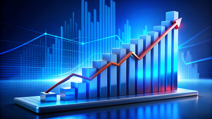 business graph showing growth