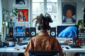 Creating immersive stage designs and captivating movie posters in Entertainment Industry