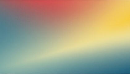 red blue yellow abstract grainy gradient background with noise texture for header poster banner...