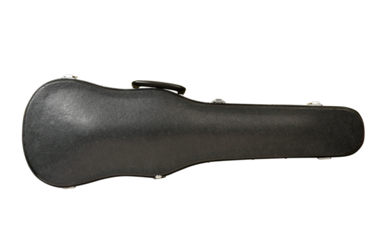 hard case used protection for violin string instrument played with bow orchestra music and classical Brazilian fiddle