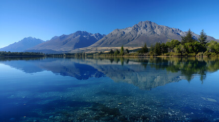 Crystal Clear Lake Reflections