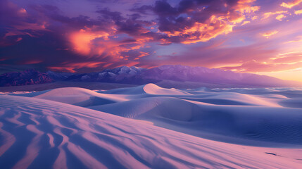 Desert Dunes at Sunset