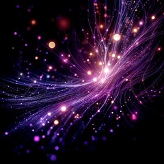 Sparkling Abstract Background With Blurred Lights