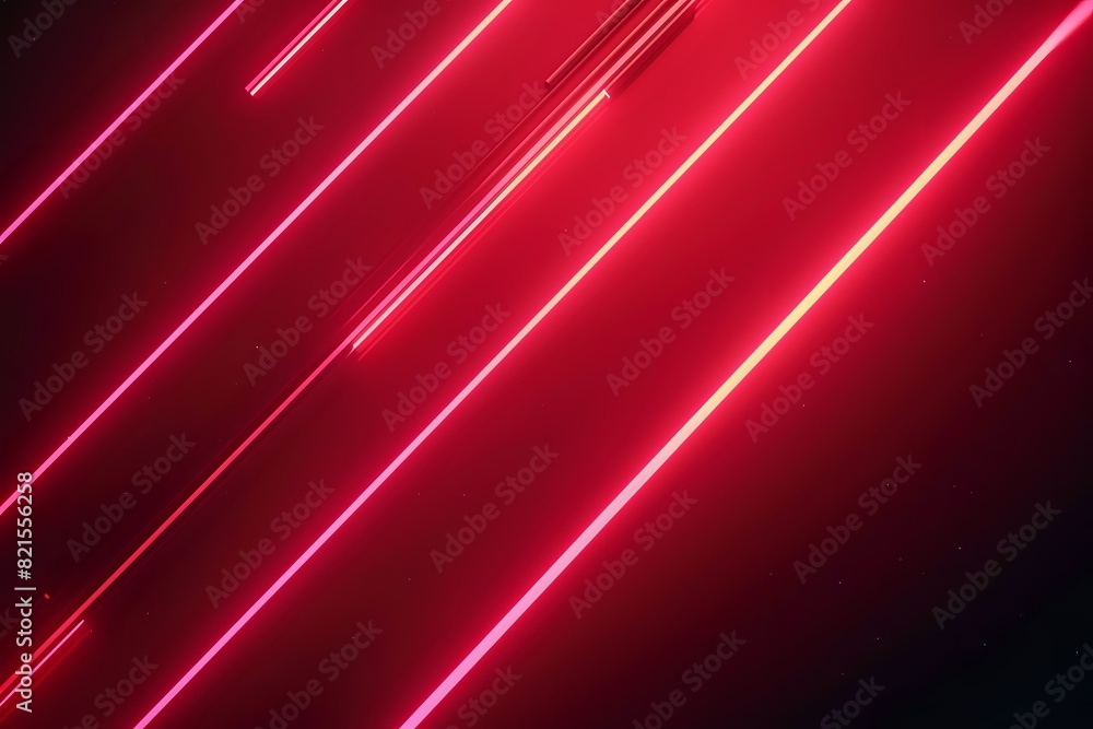 Poster abstract red background with lines
