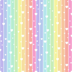 Seamless pattern with hand drawn heart. Background for textile, wrapping paper, fashion, illustration.