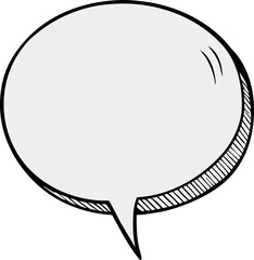 speech bubble illustration