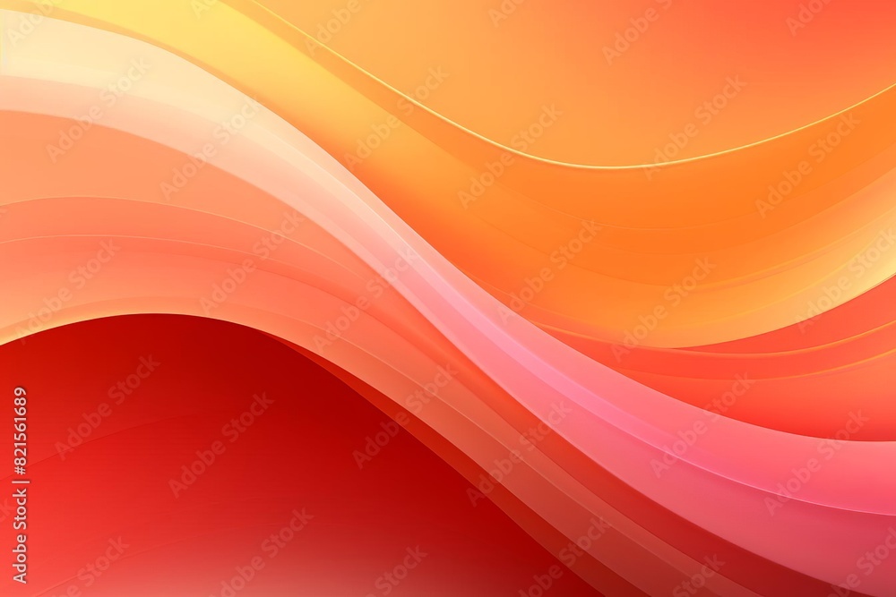 Poster abstract swirl background with vibrant red, orange, and pink gradients, creating a flowing and dynam